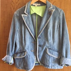 Denim blazer